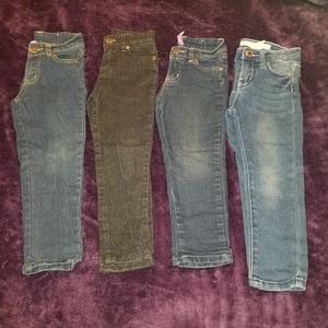 Bundle 4pc Jeans Girls